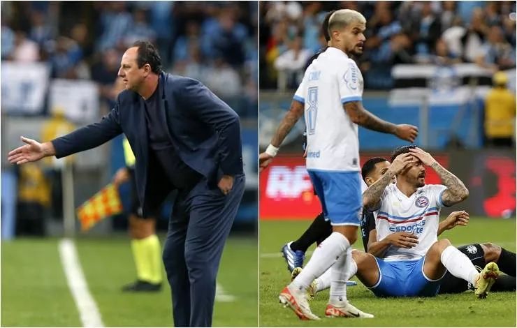 Mesmo com derrota, Ceni exalta atuação do Bahia contra o Grêmio; "O melhor dos dez jogos"