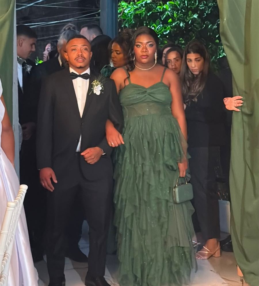Raquel Brito e marido; Foto: Luzia Carrera/ Aratu On