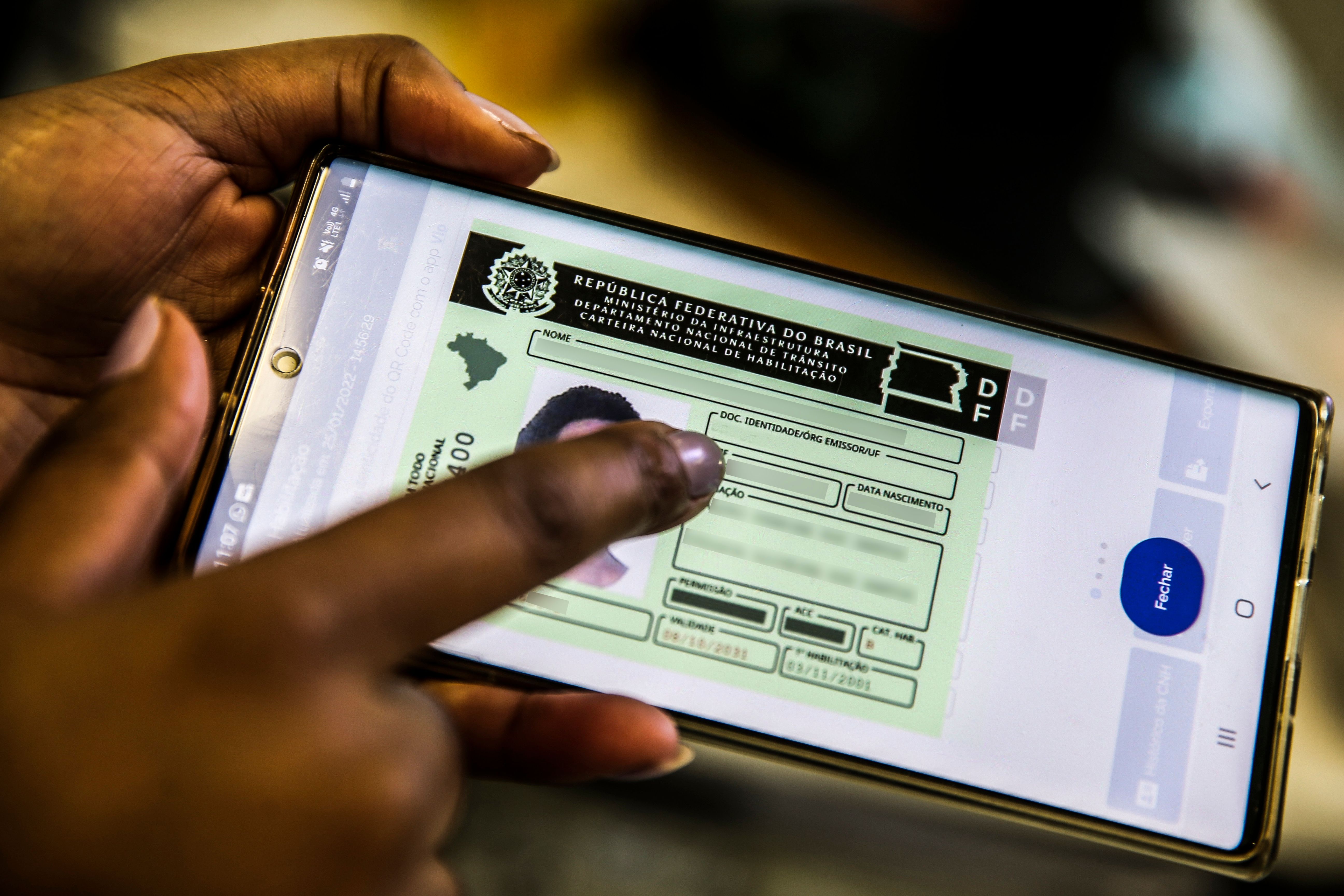 CNH digital carteira de transito para celular Carteira Nacional De Habilitação