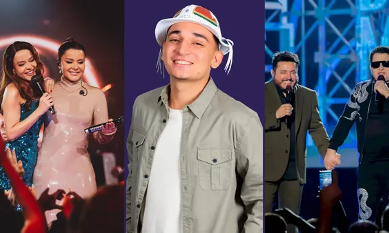 Entre os nomes confirmados est&atilde;o Jo&atilde;o Gomes, Maiara & Maraisa, Bruno e Marrone, entre outros. | Fotos: Redes Sociais