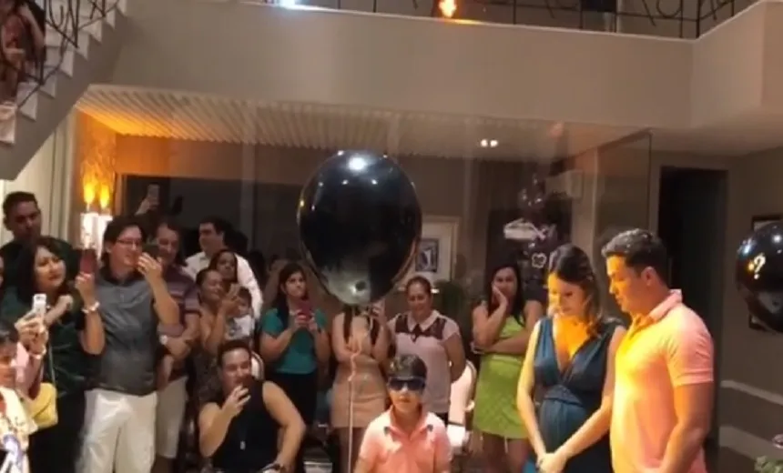 VÍDEO: Wesley Safadão e Thyane Dantas fazem chá revelação para anunciar sexo do bebê