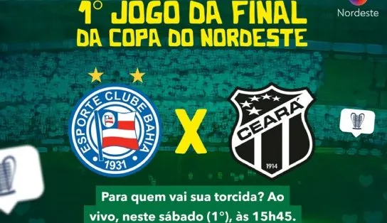 Quem vence? Equipe da Aratu palpita sobre primeiro jogo da final da Copa do Nordeste