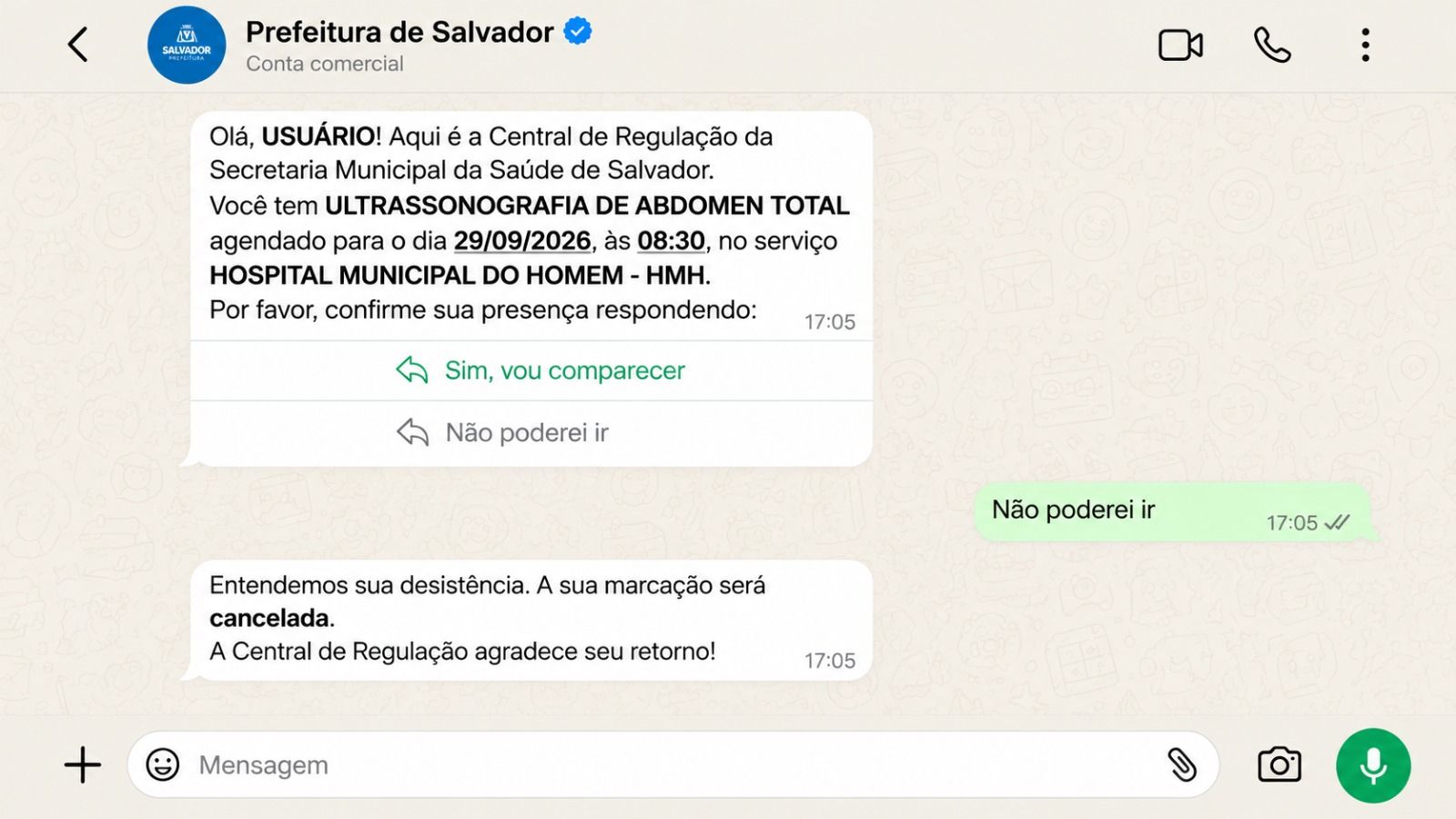 Sistema Vida+ Passar&aacute; a Utilizar O Whats App Para Confirma&ccedil;&atilde;o De Consultas E Procedimentos Agendados Em Salvador