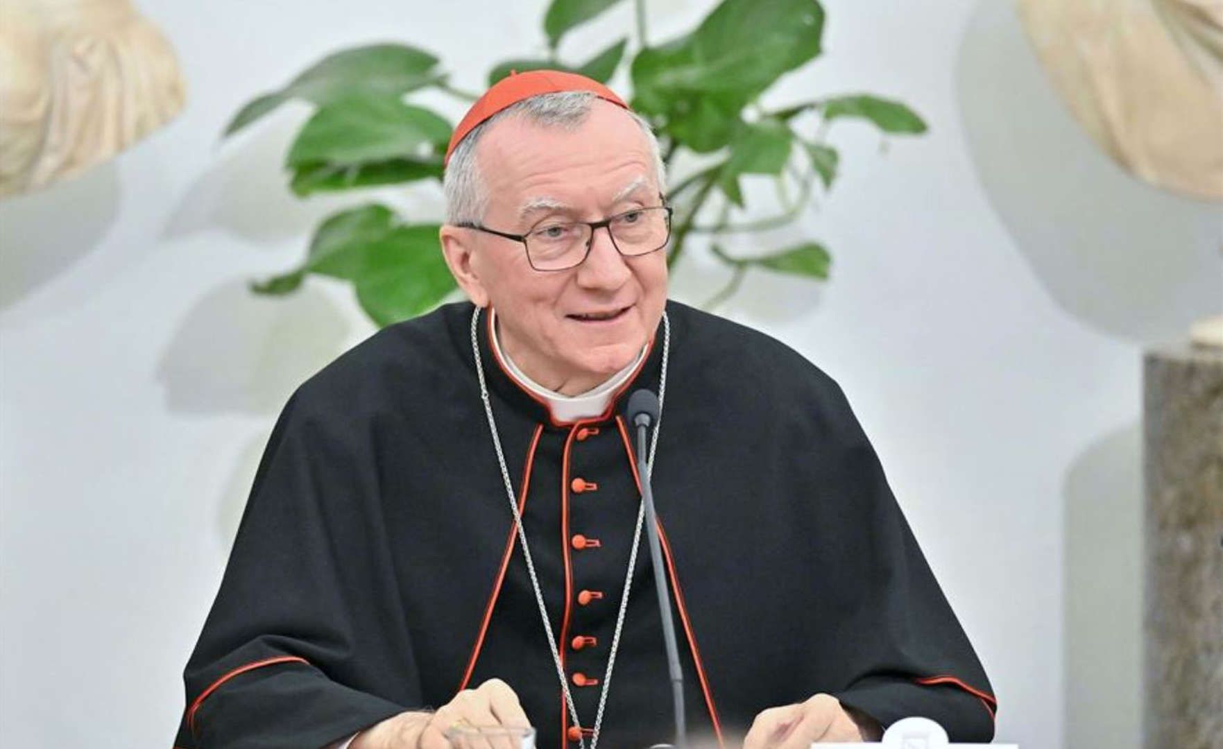 Cardeal Pietro Parolin teria garantido 50 votos. Foto: Reprodução | MSN