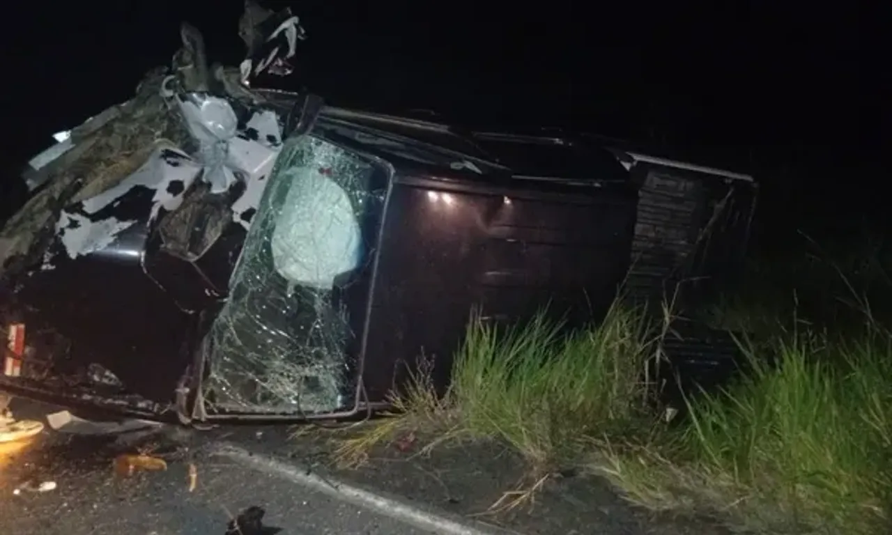 Acidente em Teixeira de Fretas. Foto: redes sociais
