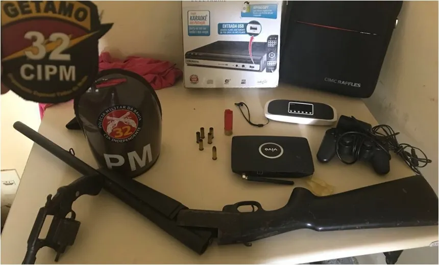 NÃO CURTIU: Polícia localiza ladrão que ostentava fotos armado nas redes sociais