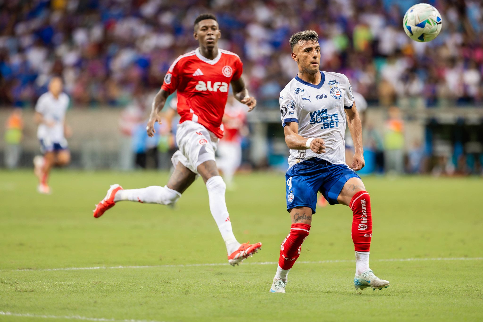 Bahia e Inter empataram em 1 a 1 no primeiro turno da Libertadores | Foto: Letícia Martins/EC Bahia