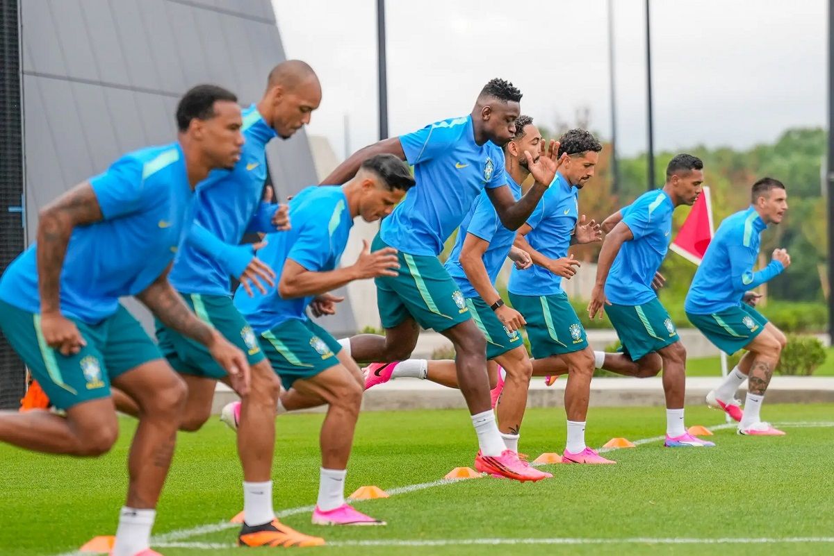 Treino da Selecao Brasileira. Foto: Reprodu&ccedil;&atilde;o | CBF026 High Versao Mais Recente 1 7ce14cb03a
