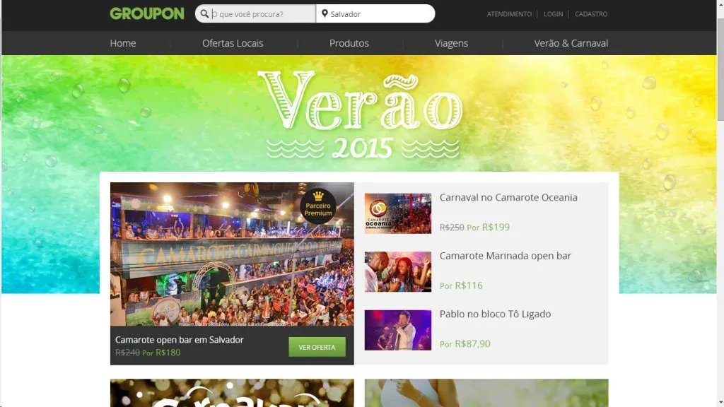 Próximo ao Carnaval, blocos e camarotes fazem promoções em sites de compra coletiva