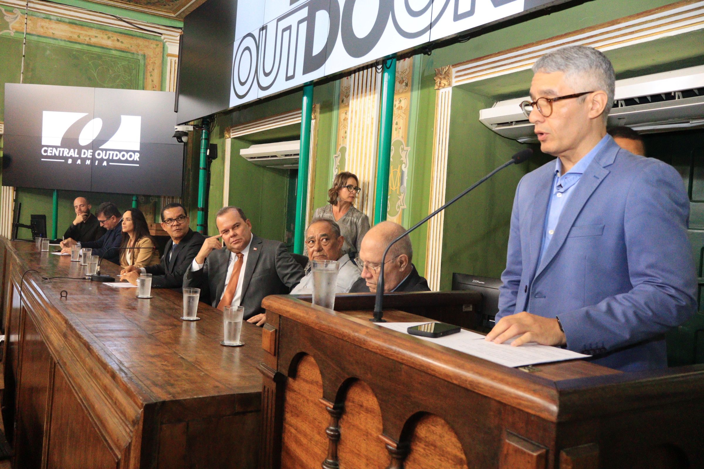 Vinícius Linhares, presidente da Central de Outdoor da Bahia | Foto: Reginaldo Ipê/CMS