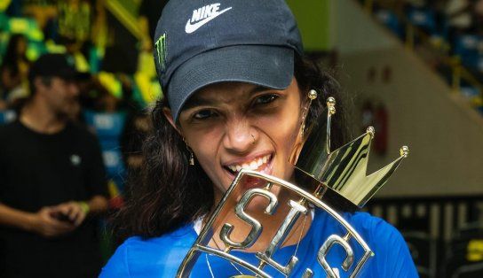 Rayssa Leal foi a primeira tricampeã da Liga Mundial de Skate Street | Foto: arquivo 