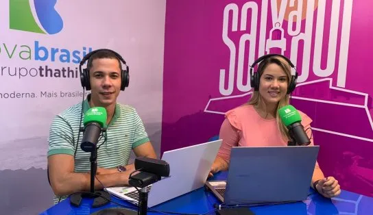 Jornalistas da TV Aratu, Daniela Mazzei e Léo Barsan comandam novo programa de rádio em Salvador