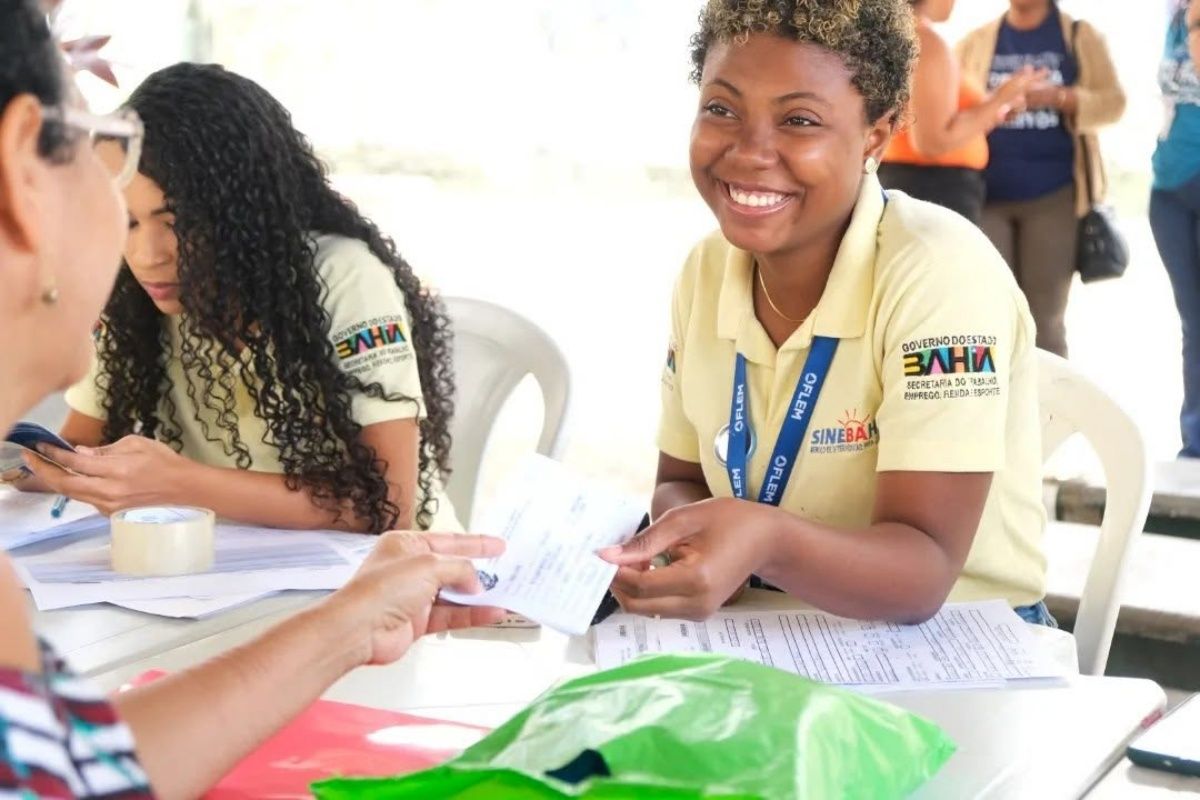 Vagas de emprego do SineBahia. Foto: Divulgação