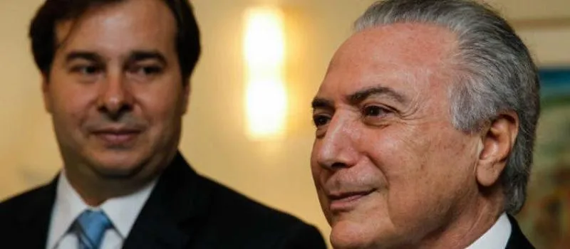 ‘RASGAÇÃO DE SEDA’: Temer elogia Rodrigo Maia e destaca lealdade do democrata