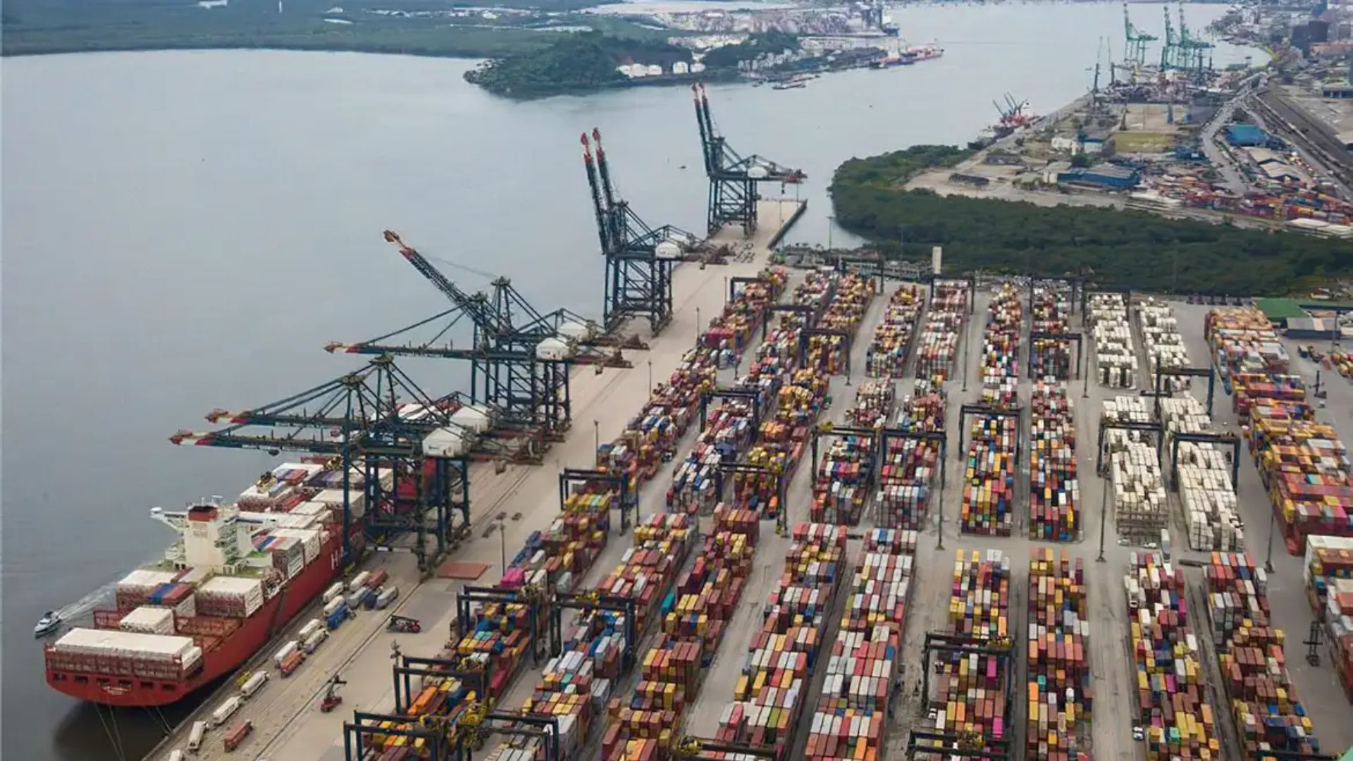 Imagem ilustrativa do Porto de Santos | Divulgação
