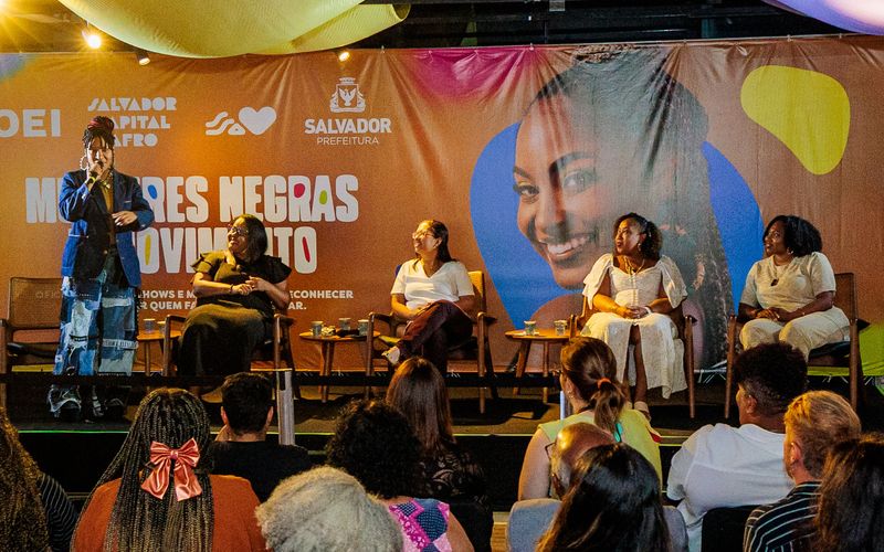 A programa&ccedil;&atilde;o integra atividades em celebra&ccedil;&atilde;o ao protagonismo das mulheres negras, fortalecendo debates sobre cultura, empreendedorismo, arte e direitos sociais/Foto: Umbu Comunica&ccedil;&atilde;o/ Aline Ara&uacute;jo