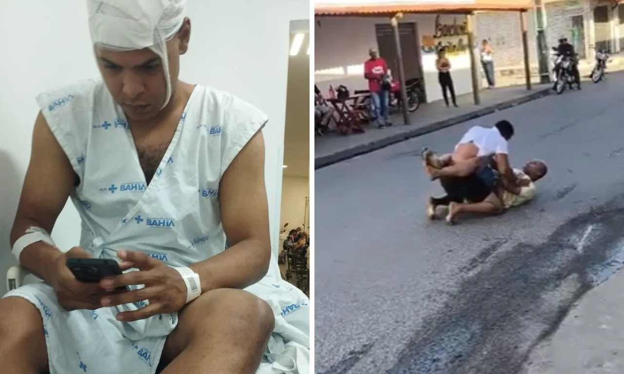 Homem agredido em via pública em Feira de Santana, na Bahia, recebe alta