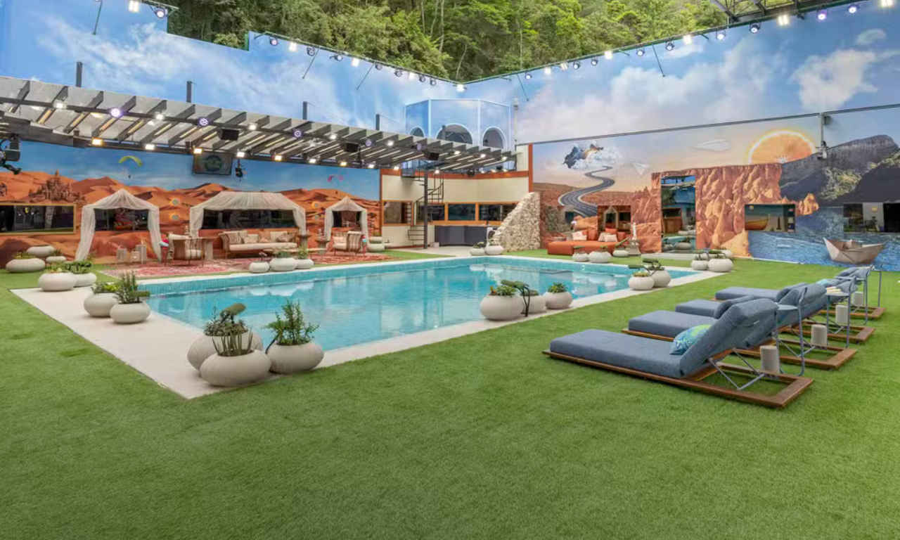 Área externa do BBB26. Foto: Globo/Beatriz Damy