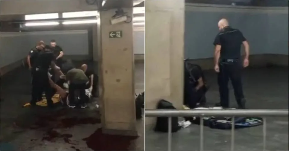 Homem é baleado por bombeiro militar após pular catraca de metrô