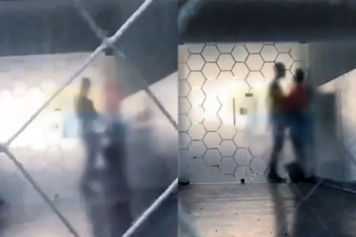 O vídeo dos estudantes fazendo sexo na faculdade, em Salvador, viralizou nas redes sociais. Foto: Reprodução/Alô Juca
