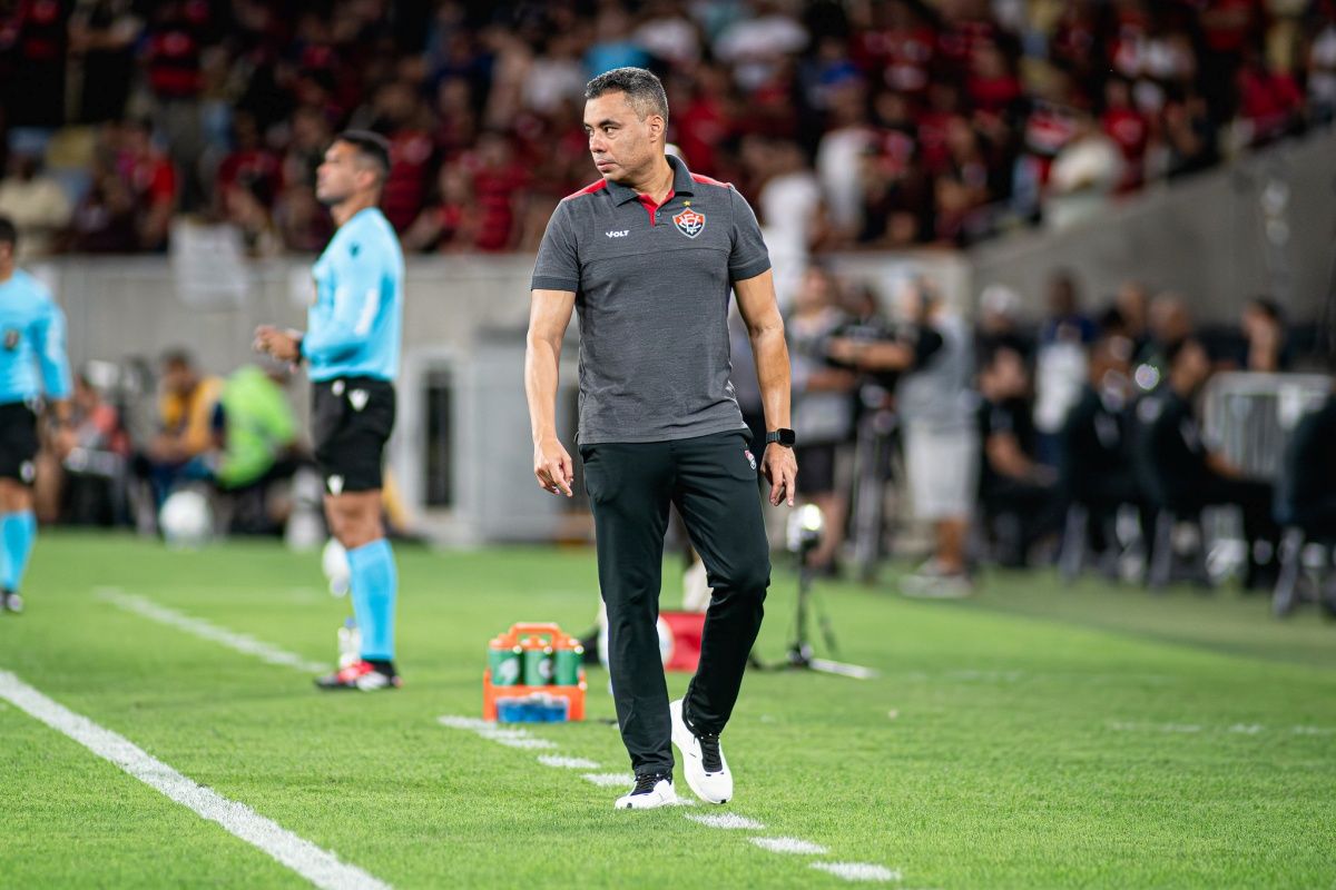 Jair Ventura, t&eacute;cnico do Vit&oacute;ria. Foto: Victor Ferreira/EC Vit&oacute;ria