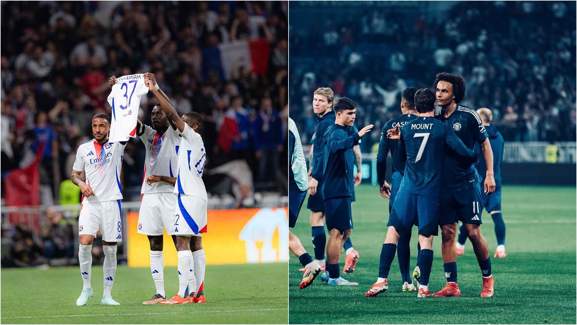 Lyon e Manchester empatam em 2 a 2 