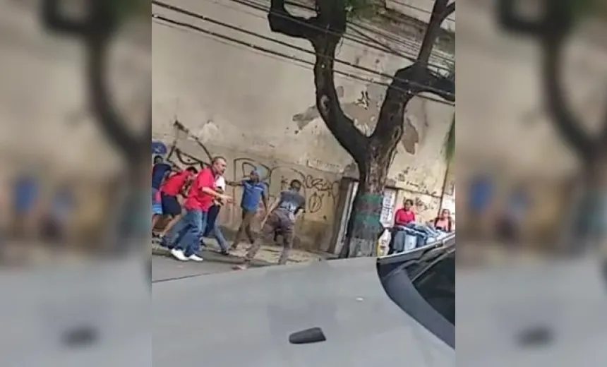 Turistas chilenos são assaltados na Avenida Sete; veja vídeo