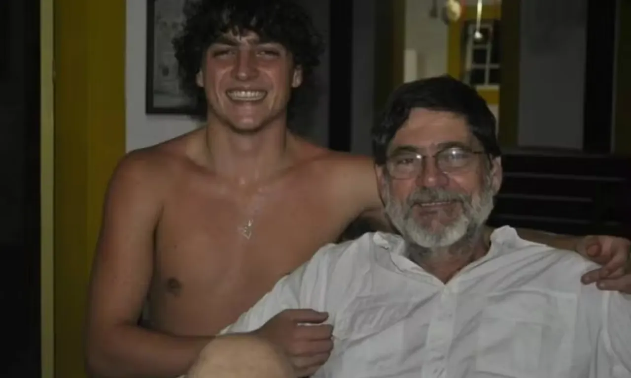 Paulo Frateschi e filho Francisco