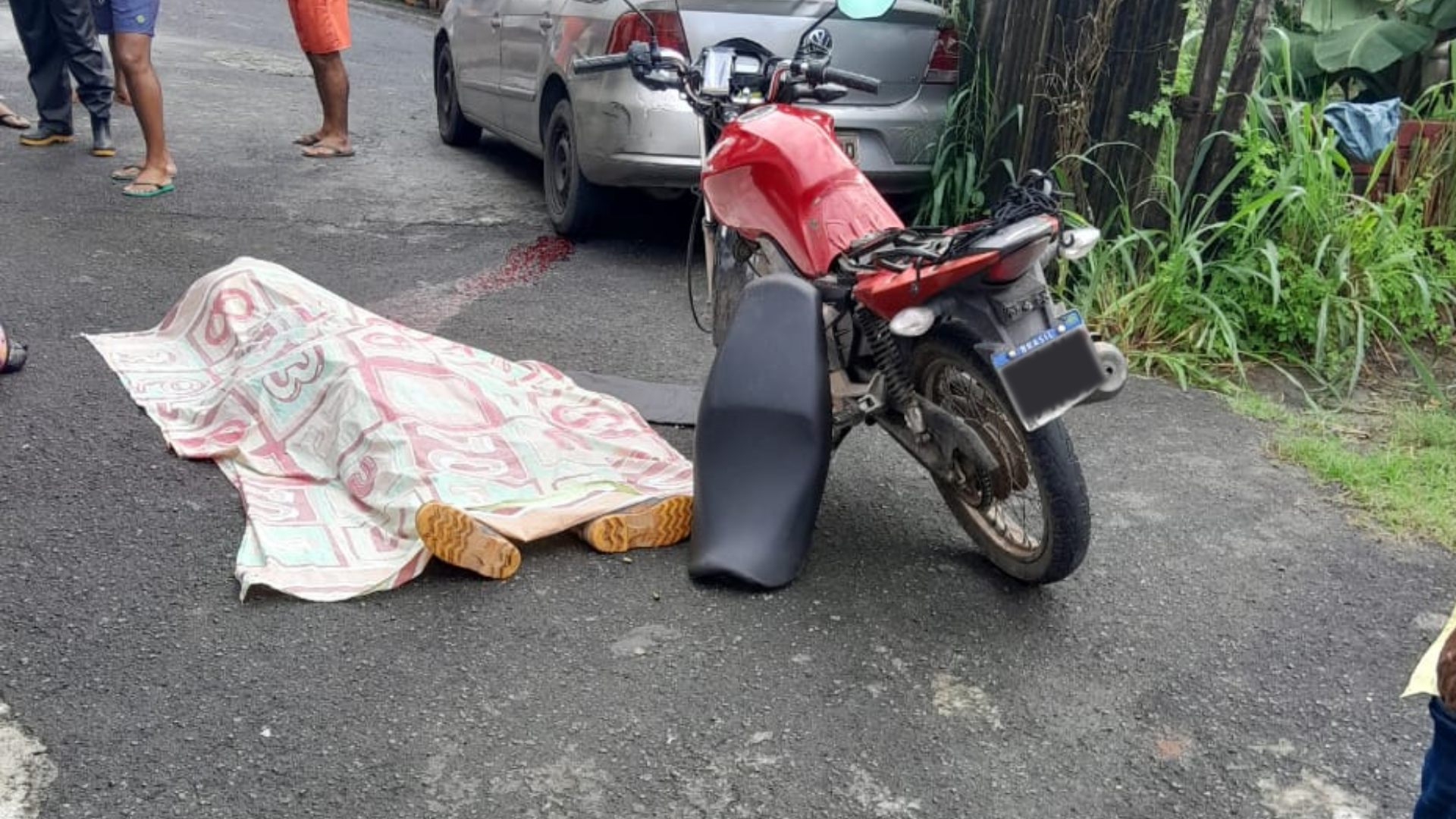 Motoboy é assassinado a tiros em Plataforma. Foto Reprodução / Redes Sociais