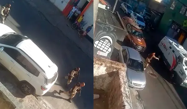 Após assalto malsucedido a carro-forte, suspeitos fazem reféns em Pirajá e solicitam a presença da imprensa 