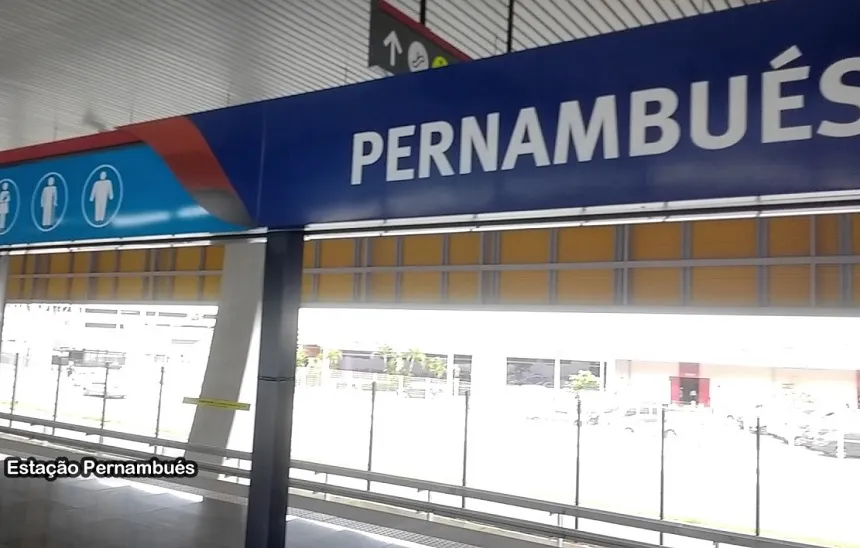 Ladrão rouba pertences de passageira do metrô na Estação Pernambués