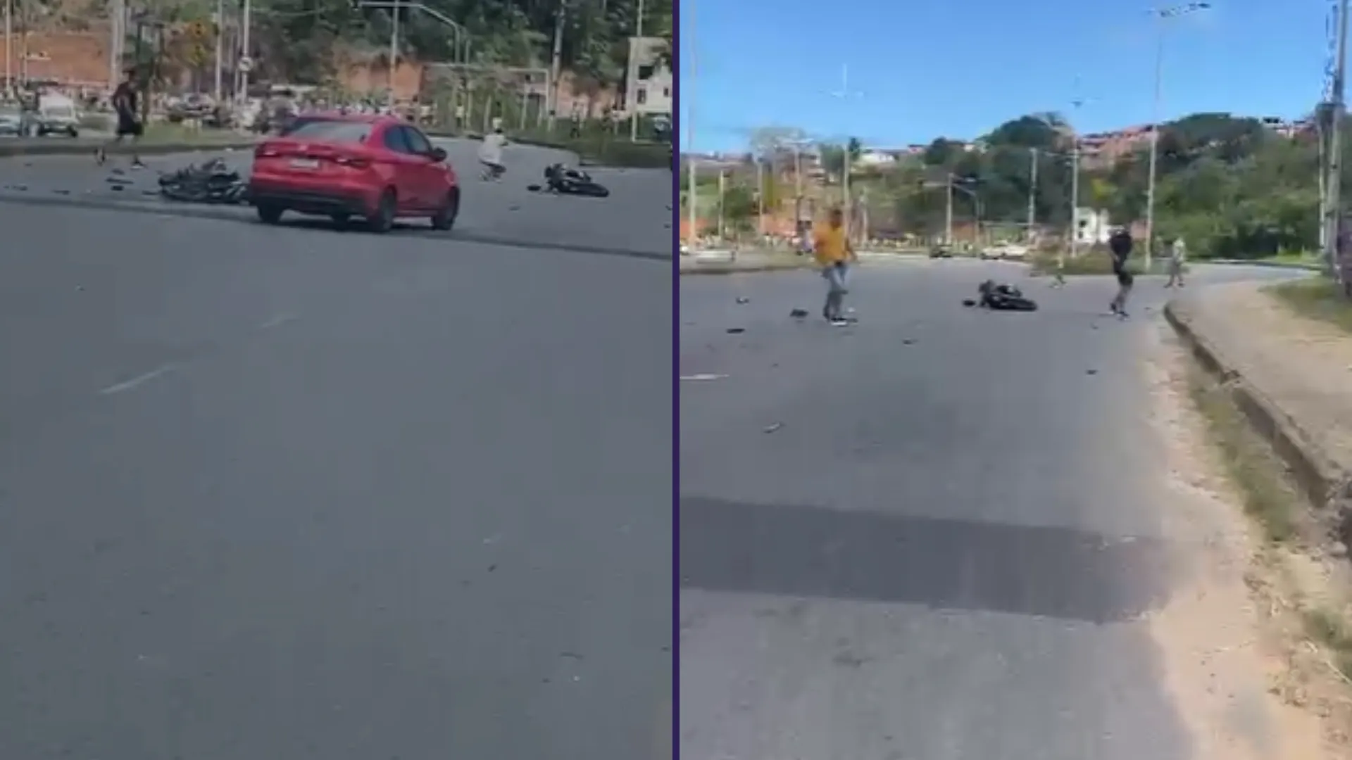 Tiroteio é registrado na Via Regional após morte de torcedor do Bahia em Salvador