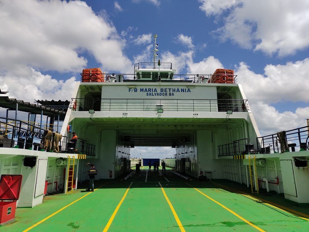 Somente o sistema Ferry-Boat, durante o período de Carnaval, deve transportar 300 mil pedestres. Foto: Divulgação/Internacional Travessias