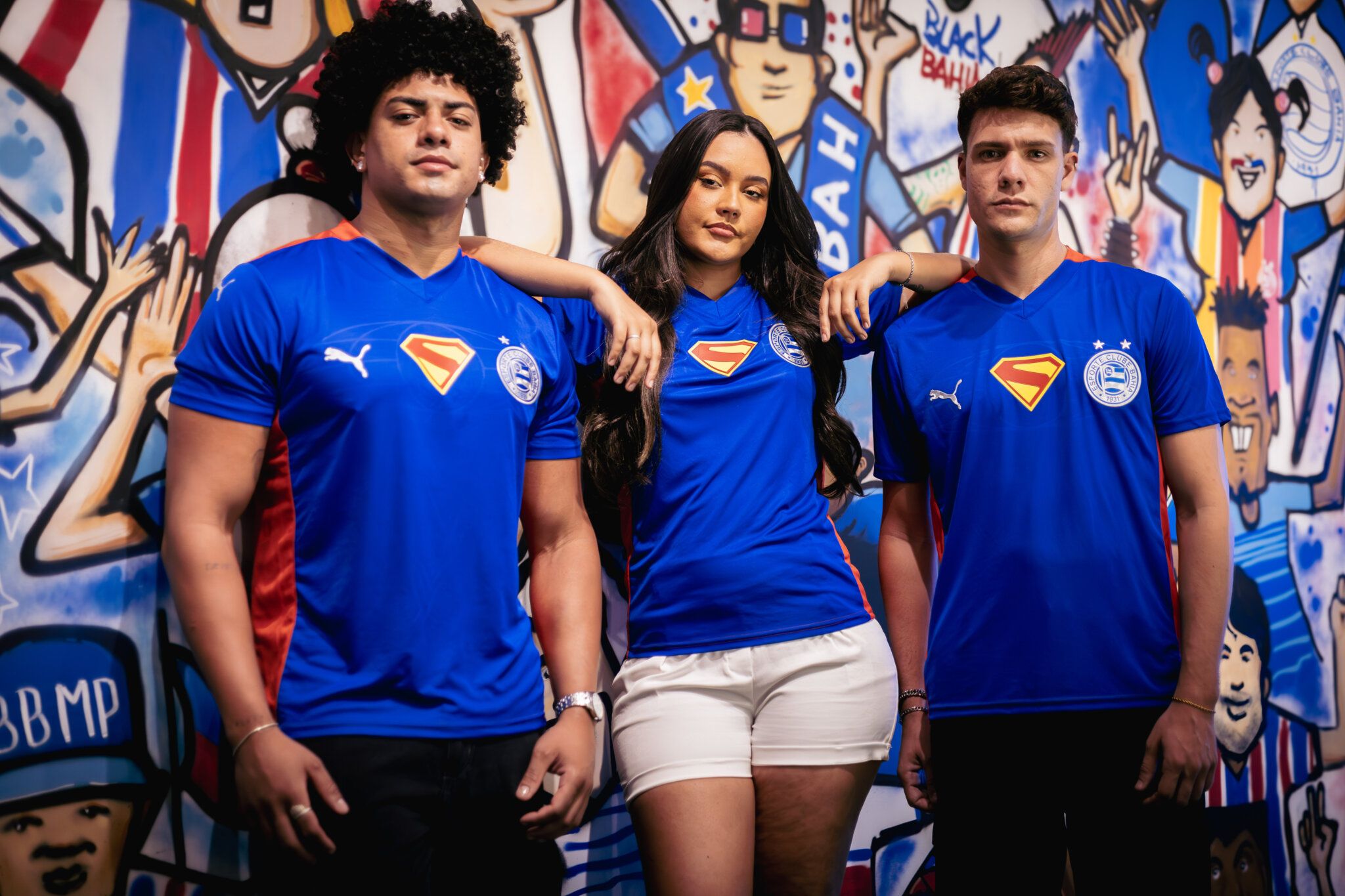 Uniforme especial do Bahia é inspirado em Superman. Foto: Divulgação | ECB