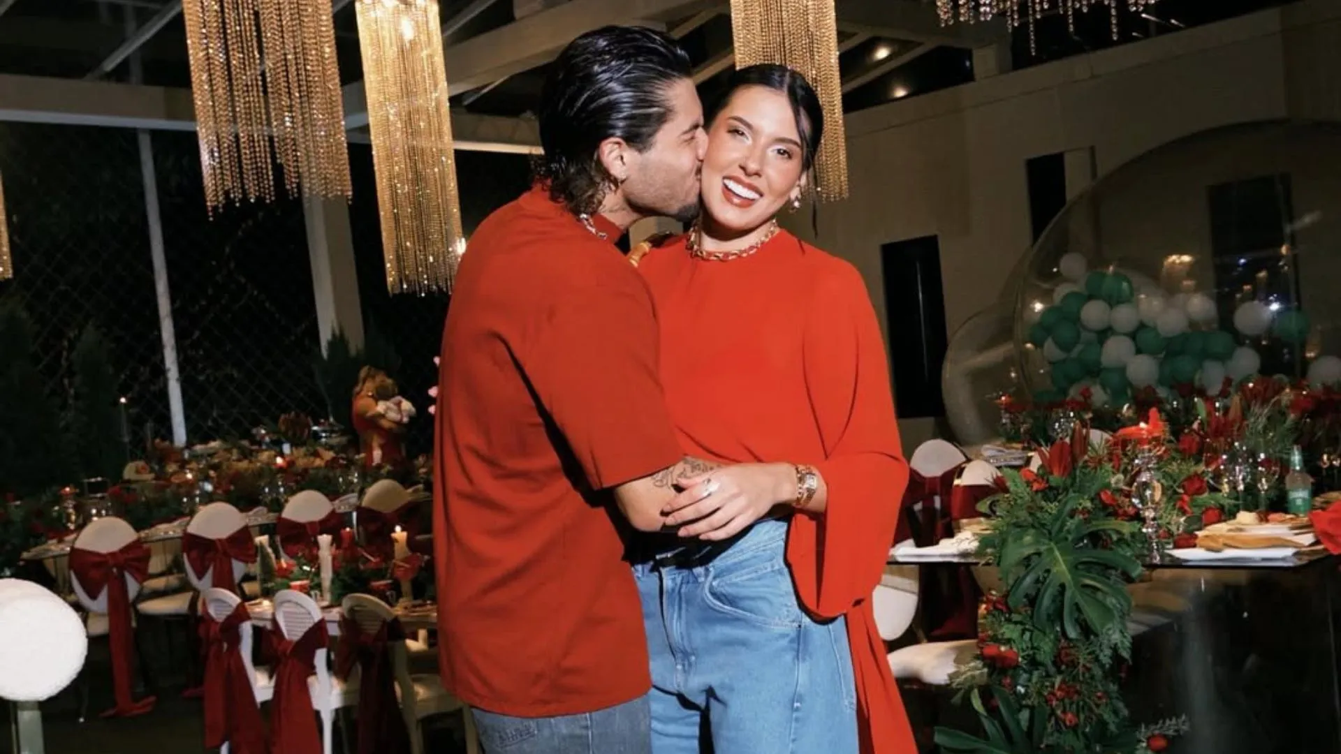 Zé Felipe e Ana Castela passaram Natal juntos