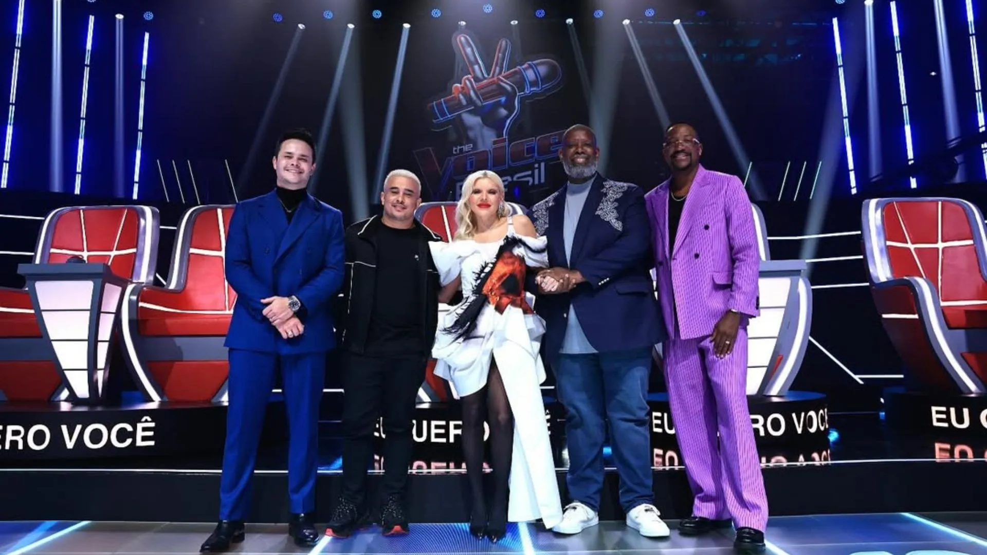 Técnicos do The Voice Brasil, que estreia segunda-feira (6) no SBT e Disney+ | Foto: divulgação/SBT