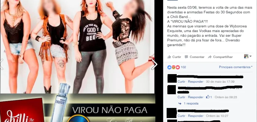 Boate em Salvador sugere entrada grátis para mulheres que ‘virarem’ vodka; Feministas protestam: “Querem facilitar o estupro?”