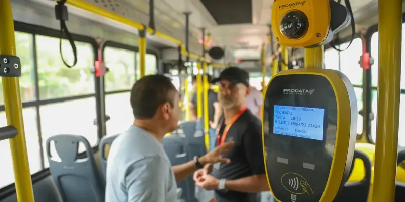 O ponto de integração SalvadorCard, Cartão único, permite uso de ônibus, metrô e linhas metropolitanas com tarifas integradas/Foto: Ruan Souza