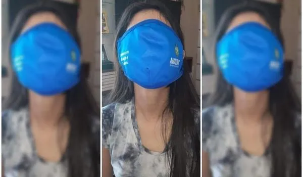 Governo do Amazonas distribui máscaras no retorno das aulas e acessório chama a atenção nas redes sociais