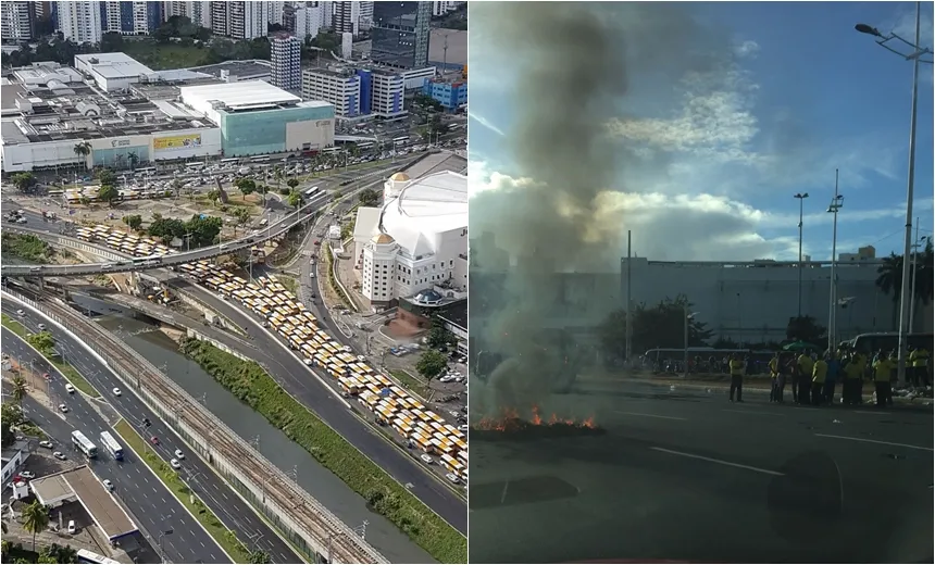 ENCERRADO: Manifestantes do STEC liberam pistas após manhã de protestos