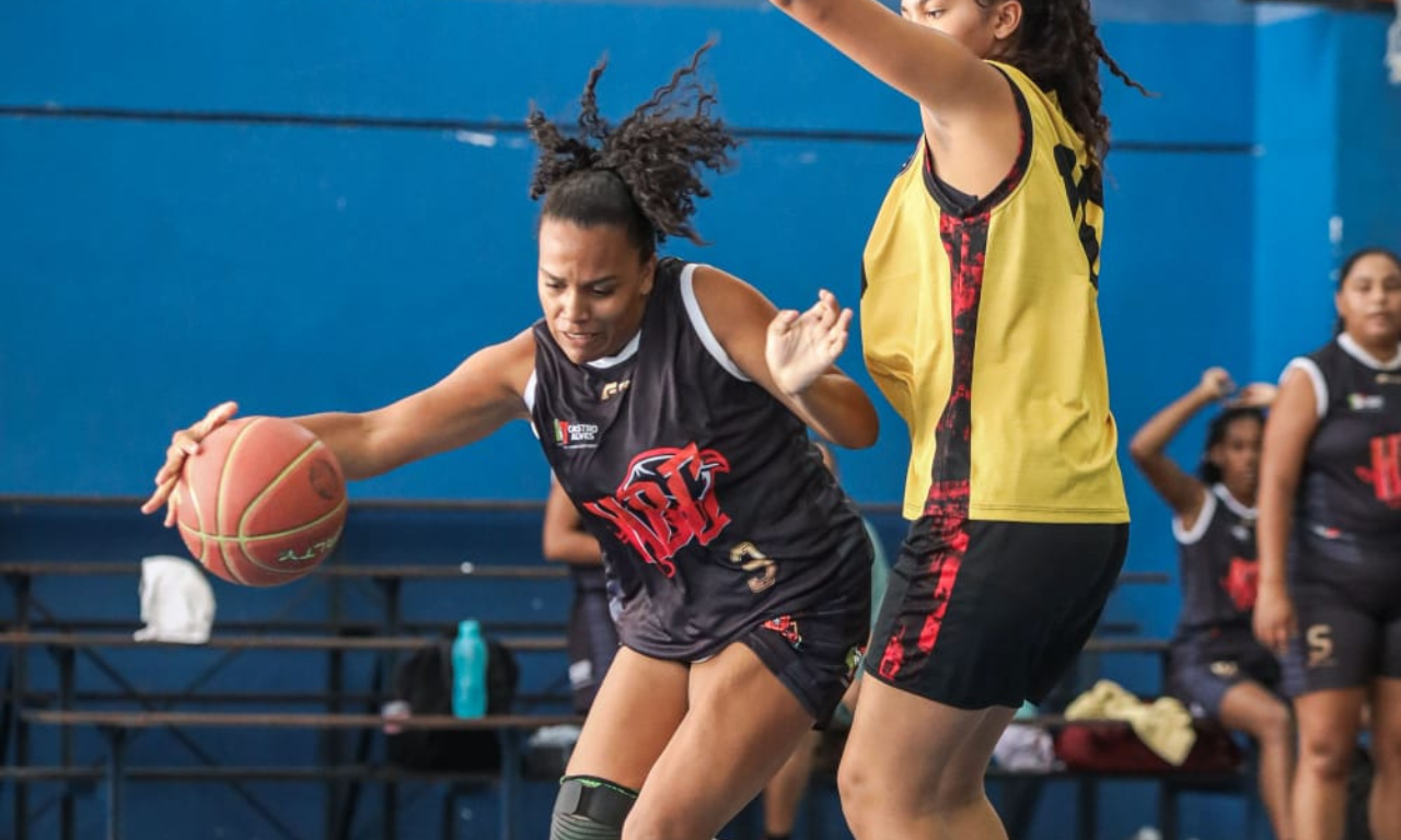 Basquete feminino é destaque na 1ª Edição do Campeonato de Basquete de Base da Bahia. Foto: Divulgação