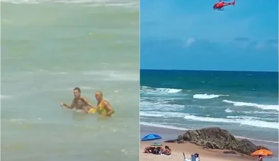 Adolescente desaparece no mar de Stella Maris e outro jovem é resgatado
