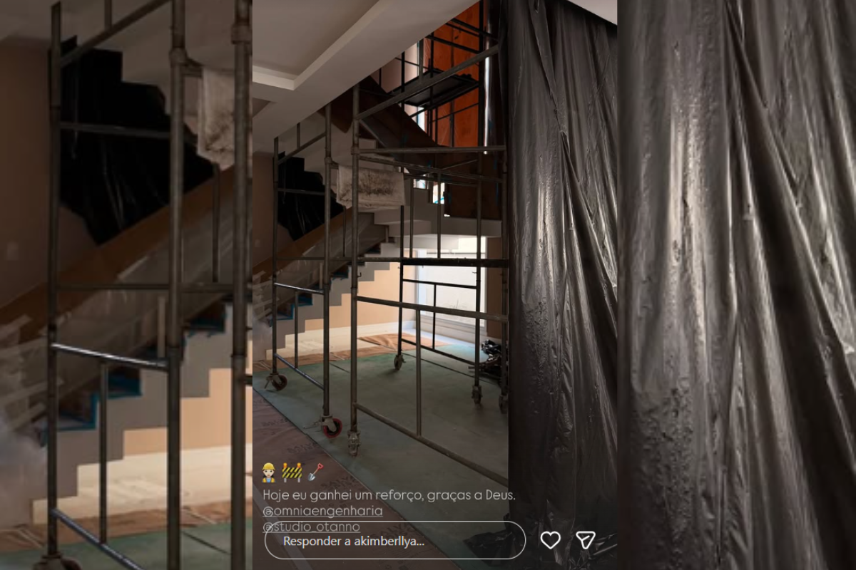 Teto Desaba Na Casa De Amanda Kimberlly. | Foto: Reprodu&ccedil;&atilde;o Rede Social 