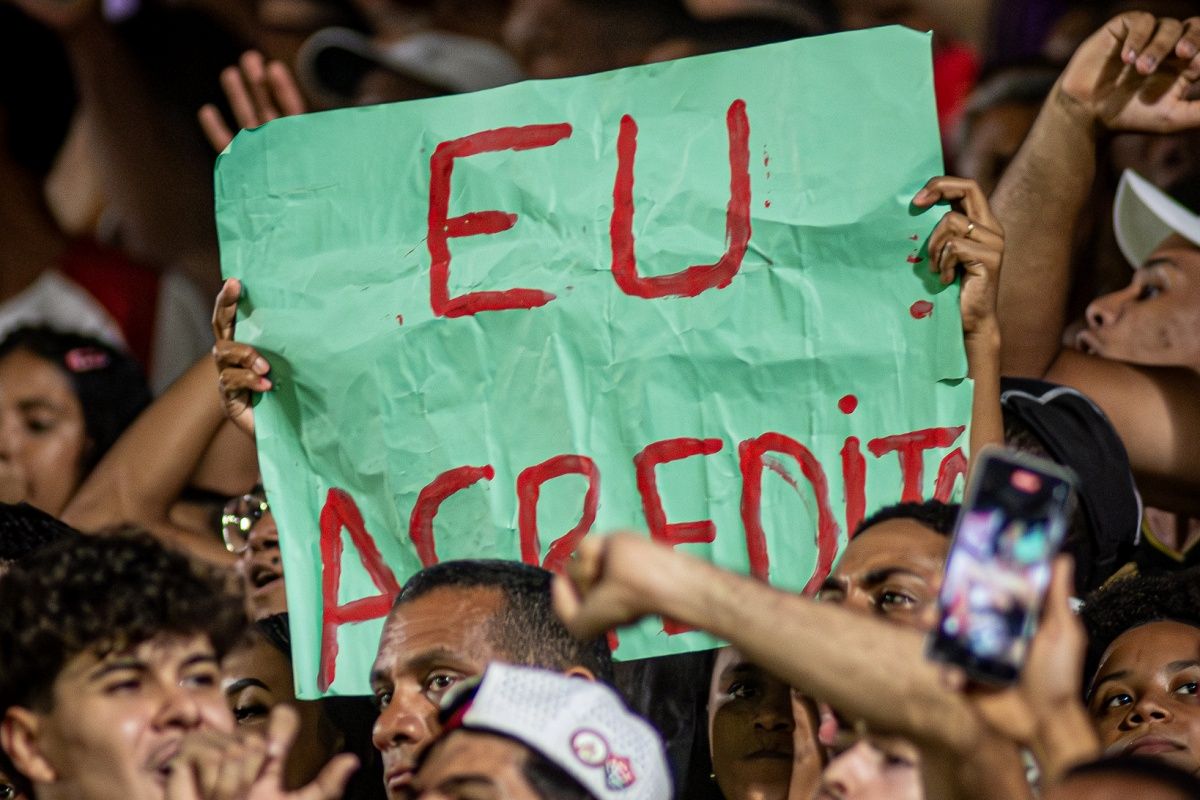 Para não cair, o Vitória precisa vencer os confrontos, especialmente no Barradão, com a força da torcida. Foto: Victor Ferreira/EC Vitória