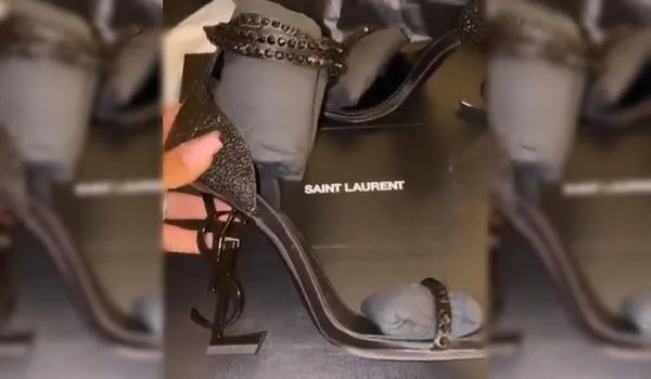 Ludmilla presenteia namorada com sandália luxuosa de R$ 11 mil; calçado é de uma grife francesa