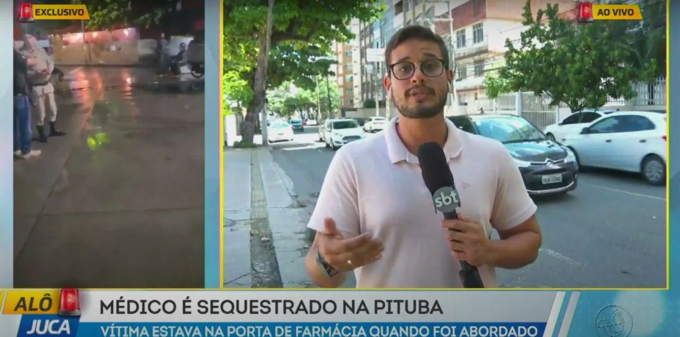 Médico é sequestrado na porta de farmácia na Pituba: 'Gosta de pegar mulher de bandido, né?'