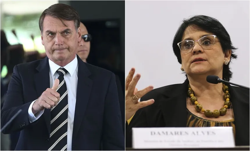 "Nós temos um homem extremamente inteligente no Brasil", diz ministra Damares sobre Bolsonaro