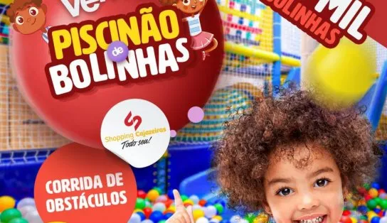 Shopping Cajazeiras trará Piscinão de Bolinhas em uma estação com 250m2 com opção diversas de brinquedos