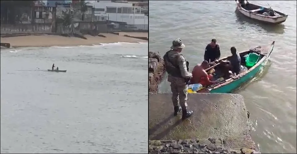 Três homens são presos por pesca com uso de bombas, na Praia de Boa Viagem