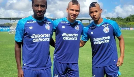 Barbearia? Jacaré lança trote em novatos do Bahia e detona cortes de cabelo 